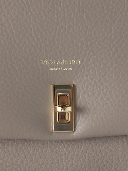 【VIOLAd'ORO】フェイスレザー2wayショルダーバッグ