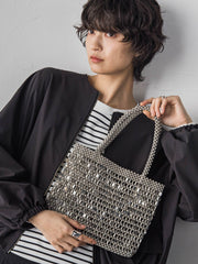 メタルビーズバッグ