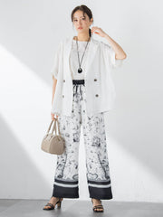 【カタログ掲載】スカーフプリントパンツ