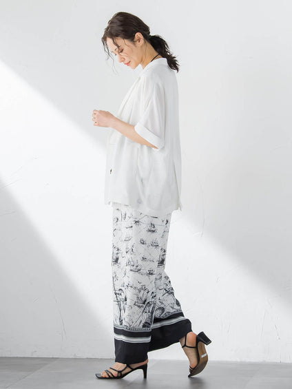 【カタログ掲載】スカーフプリントパンツ