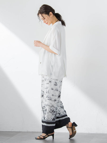 【カタログ掲載】スカーフプリントパンツ