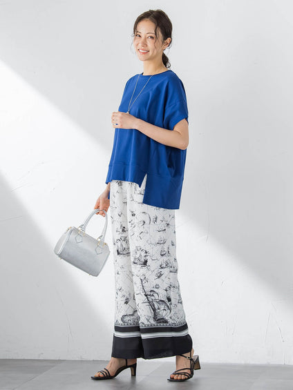 【カタログ掲載】スカーフプリントパンツ