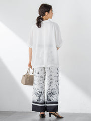 【カタログ掲載】スカーフプリントパンツ