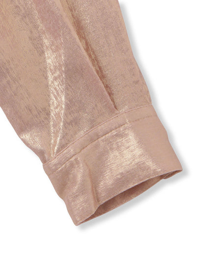 【ENIM BY VICKY】2wayメタリックシャツブラウス《手洗い可能》