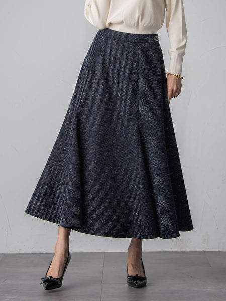 ツイードラメマーメイドスカート