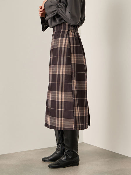 ブラッシュバックストレッチイージースカート≪洗濯機で洗える≫