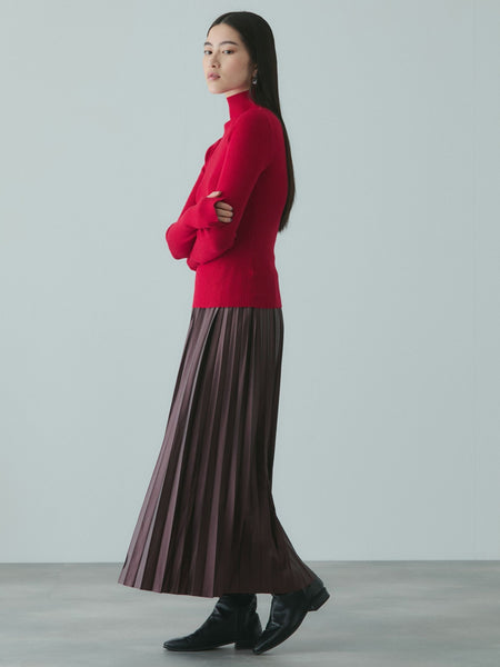 サムホールハイネックニットプルオーバー≪手洗い可能≫