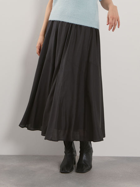 シルキーローンウエストプリーツスカート≪手洗い可能≫