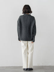 【WEB限定】”毎日頼れる”ゆったりモックネックニット