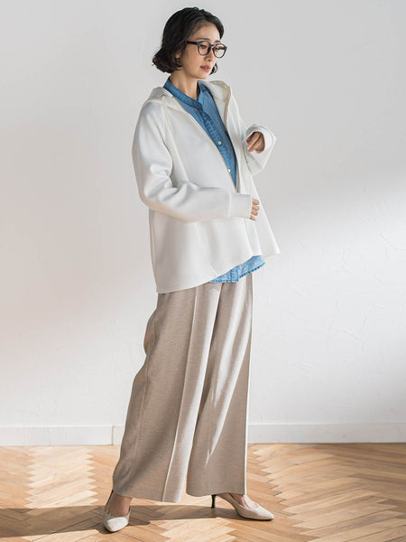 【大きいサイズ】リネンライクオックスパンツ