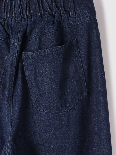 【大人の抜け感】デニムカットオフダメージパンツ