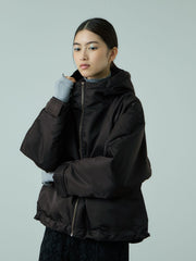 ナイロン中綿フードMA-1ジャケット≪手洗い可能≫