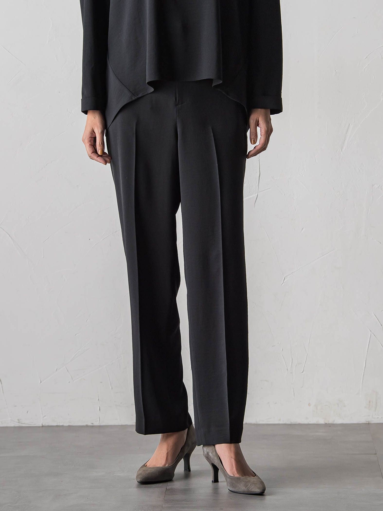 ハイストレッチカルゼストレートパンツ