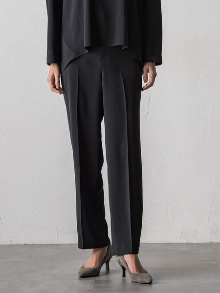 ハイストレッチカルゼストレートパンツ