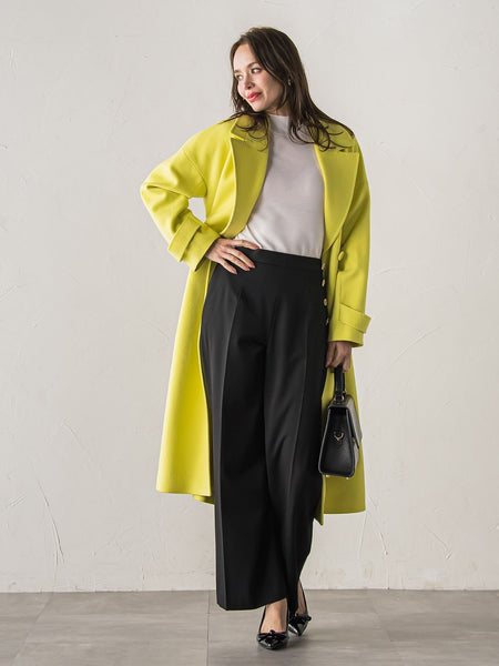 テーラードカラーコート