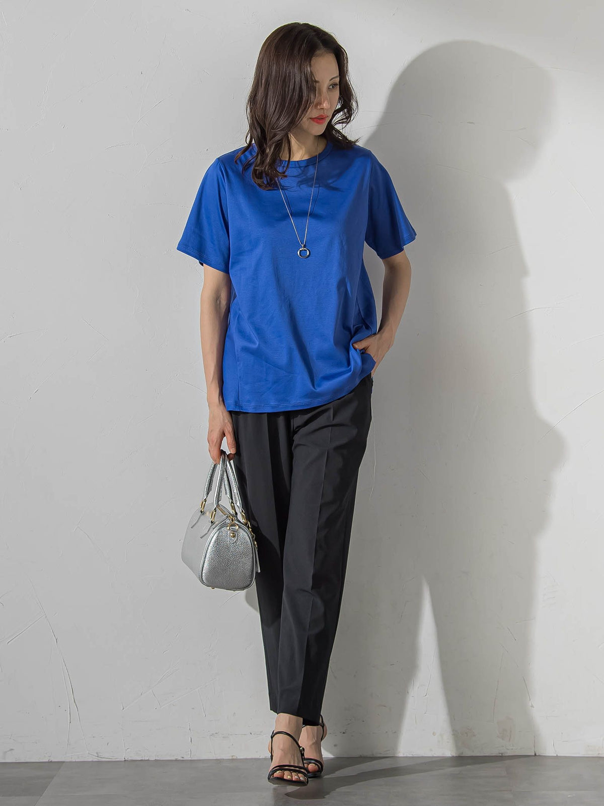 【WEB限定】≪気分で選べる12色展開！≫ジュエリーカラーカットソー