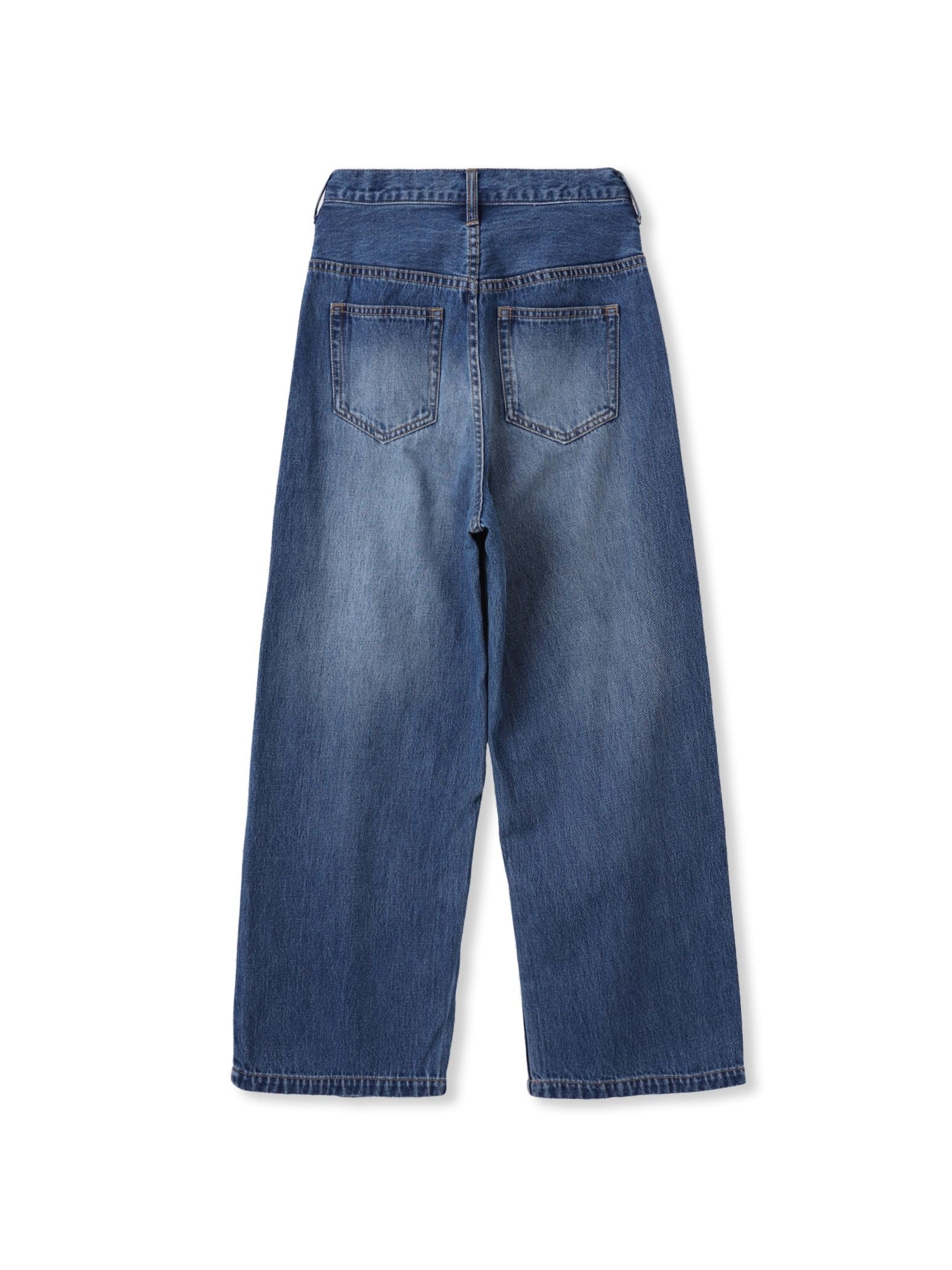 タックデニムパンツ≪洗濯機で洗える≫