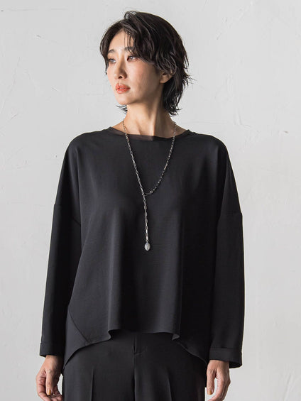 ハイストレッチカルゼブラウス