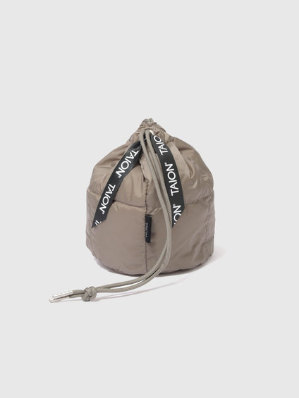 【TAION】ドロストダウンショルダーバッグ《手洗い可能》