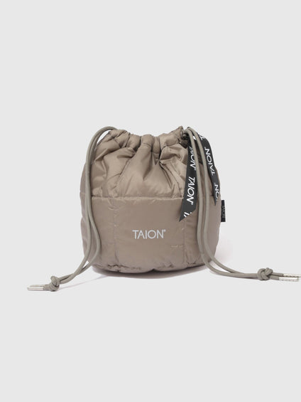 【TAION】ドロストダウンショルダーバッグ《手洗い可能》
