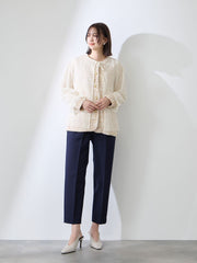 チュールレイヤーセットツィードジャケット