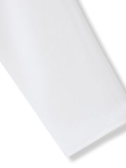 裾レースジョーゼットブラウス