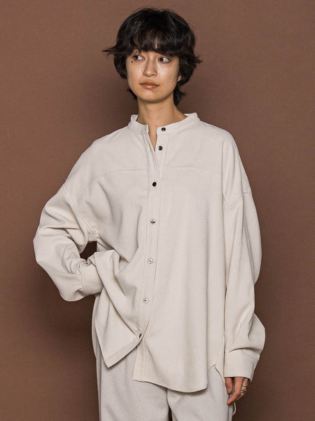 コーデュロイバックタックシャツ≪手洗い可能≫