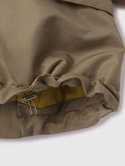 ナイロン中綿フードMA-1ジャケット≪手洗い可能≫