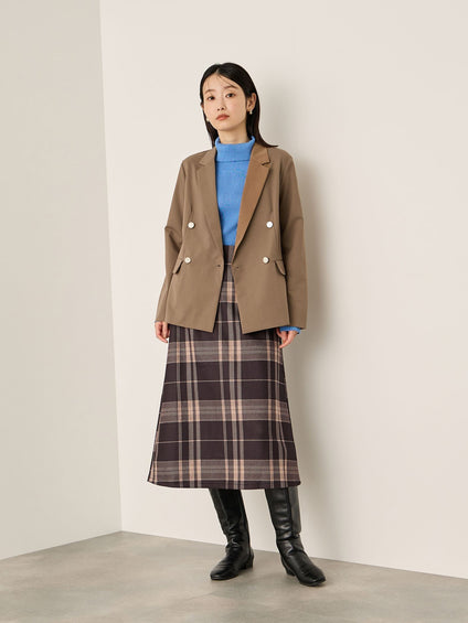 ブラッシュバックストレッチイージースカート≪洗濯機で洗える≫