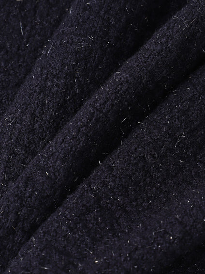 フクレジャガードニットカーディガン≪手洗い可能≫