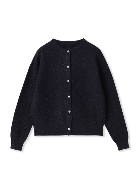 フクレジャガードニットカーディガン≪手洗い可能≫