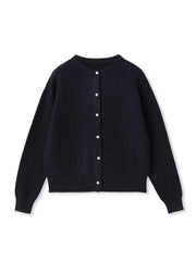 フクレジャガードニットカーディガン≪手洗い可能≫