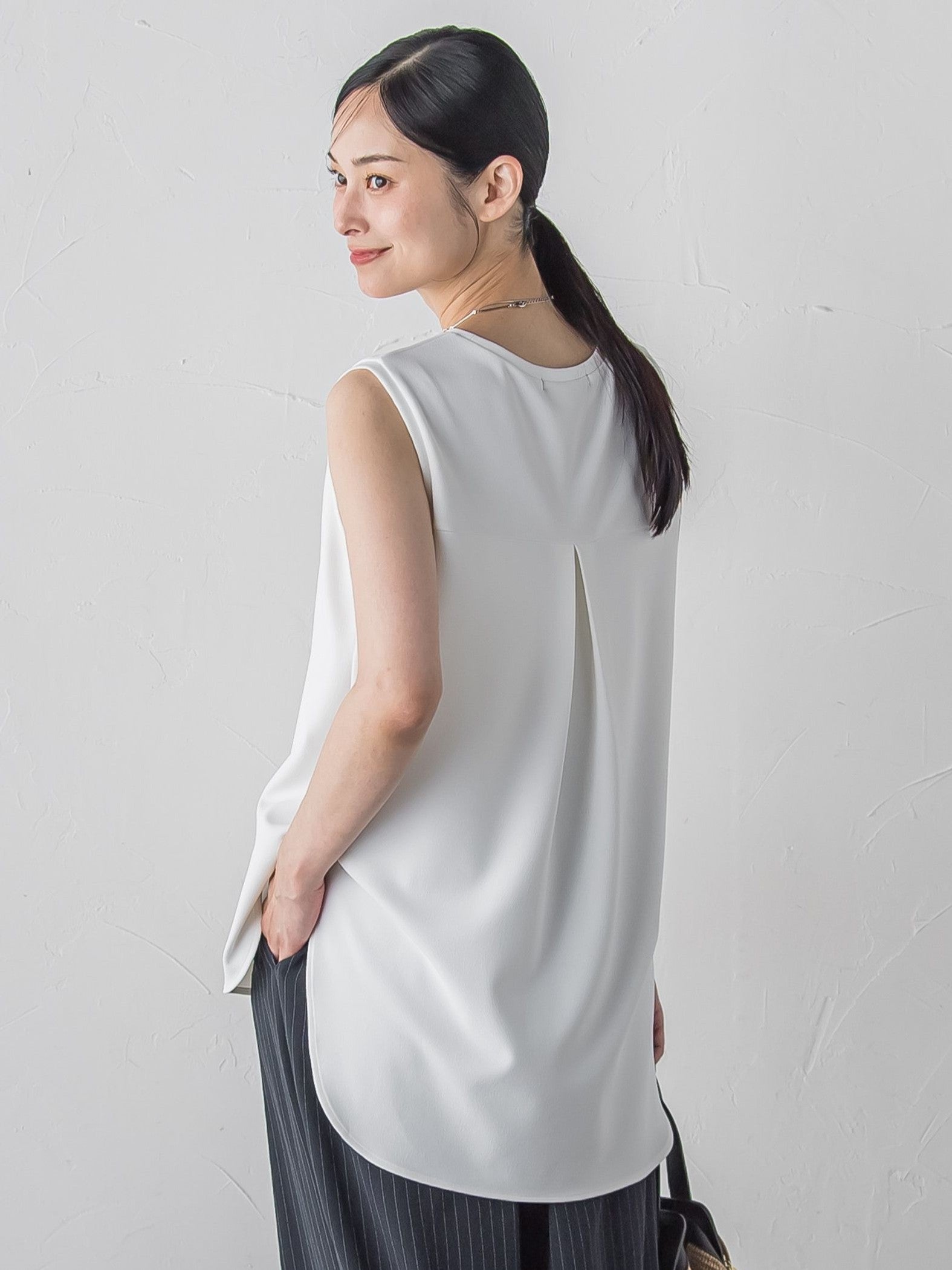 【WEB限定】≪春即完売/一枚でも、レイヤードでも≫季節をつなぐレイヤードタンク