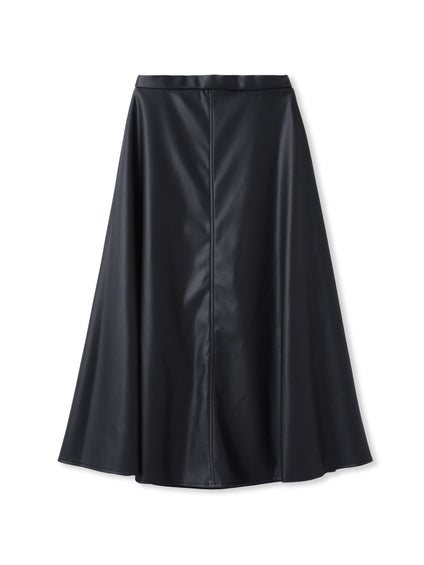 レザーライクスカート≪洗濯機で洗える≫