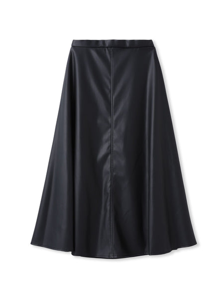 レザーライクスカート≪洗濯機で洗える≫