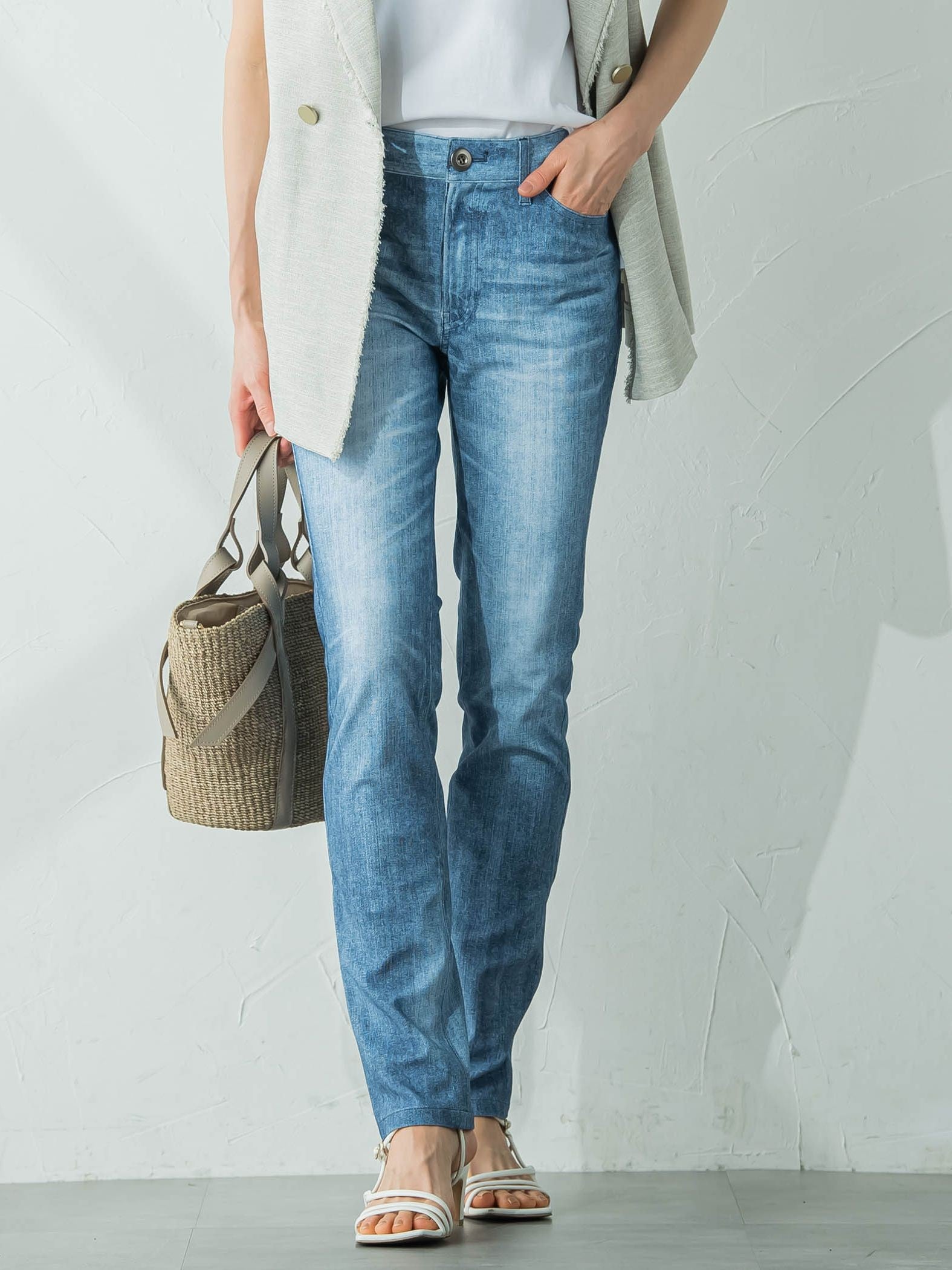 【WEB限定】【3サイズ展開】ハイテンションパンツ≪洗える/ストレッチ≫