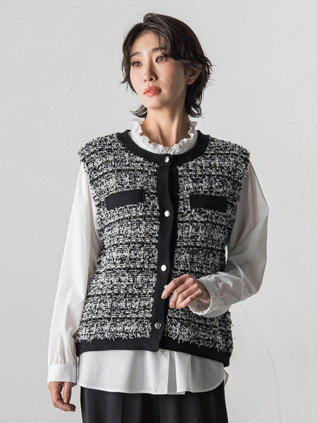 ドレープブロードストレッチブラウス