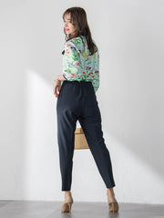 美シルエットテーパードパンツ