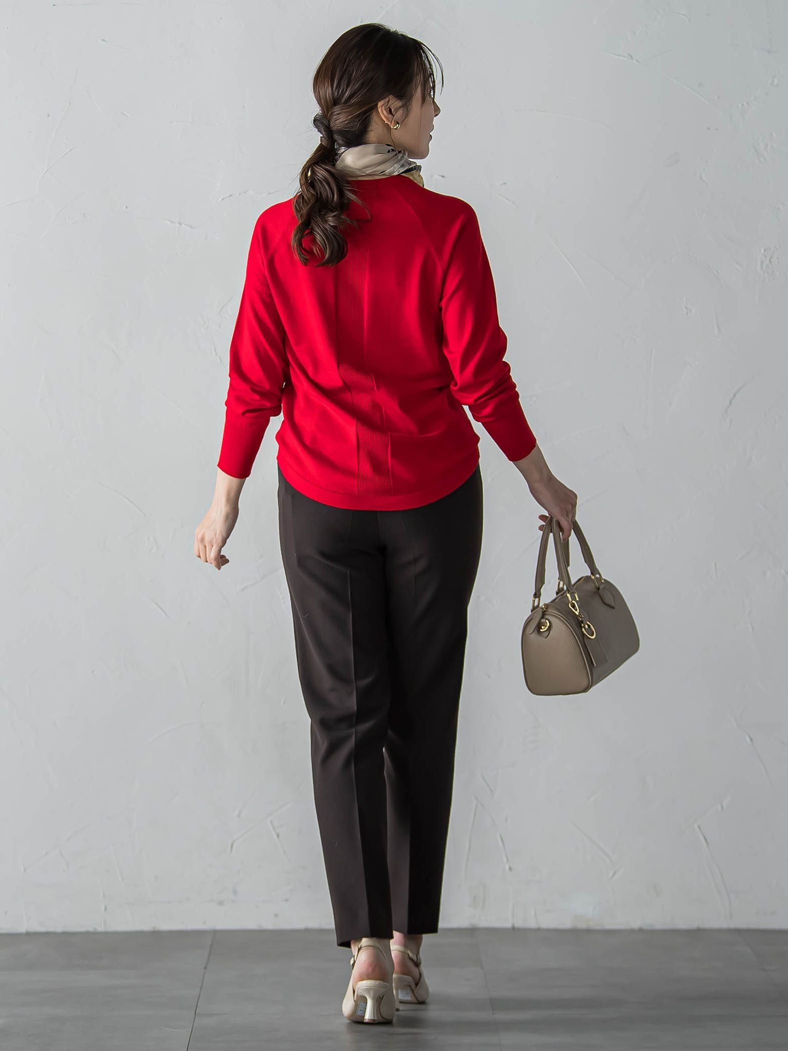 【WEB限定】エレカットベーシックニット