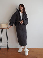 ［SET］Padded Blouson×Skirt Setup≪手洗い可能≫