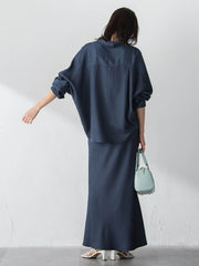 Beauty Denimブラウス≪洗濯機で洗える≫