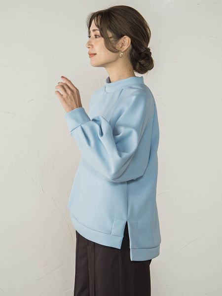 ダンボールモックネックプルオーバー≪手洗い可能≫