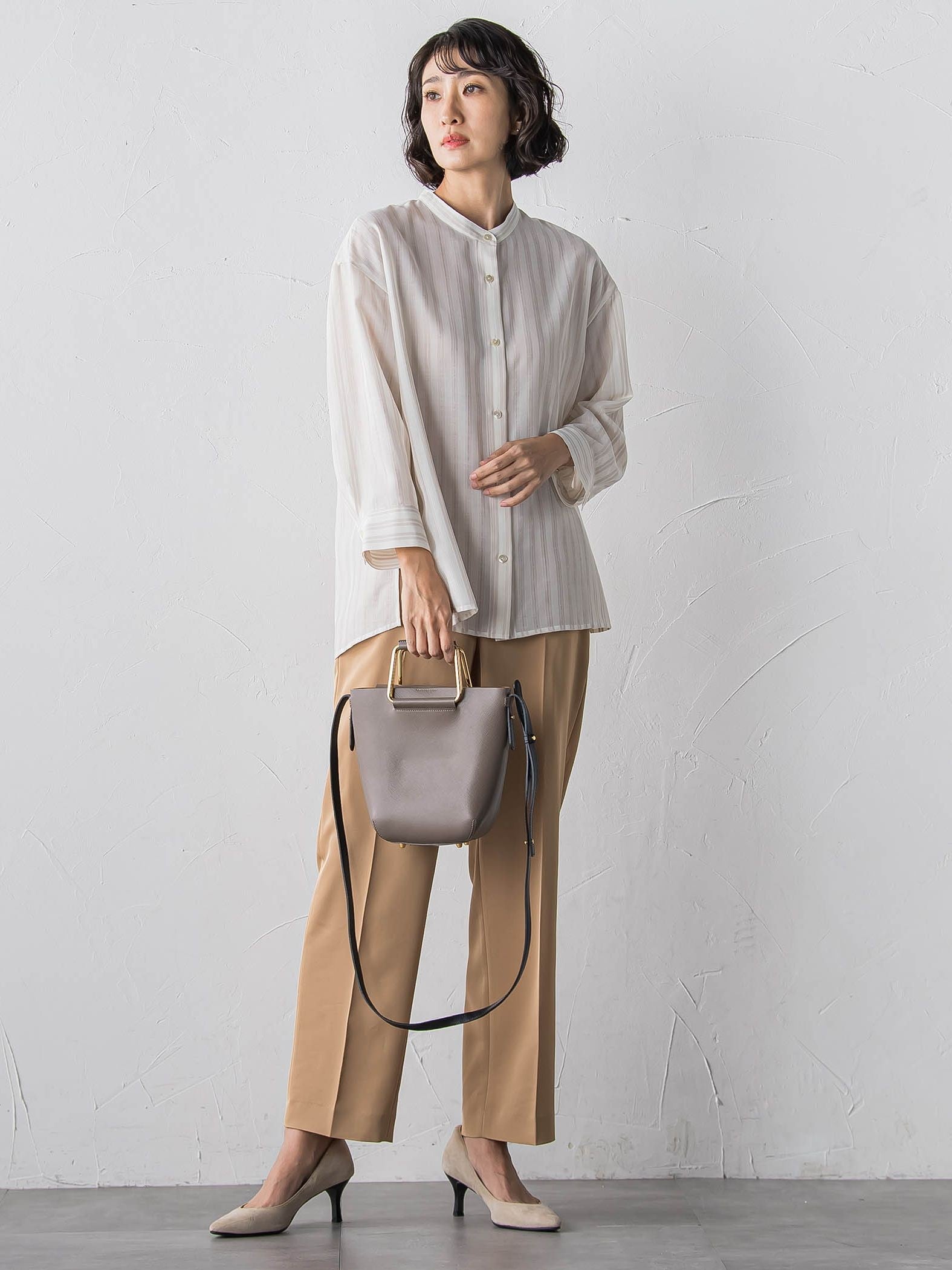 【大きいサイズ】【受注会限定】マルチパターンブラウス