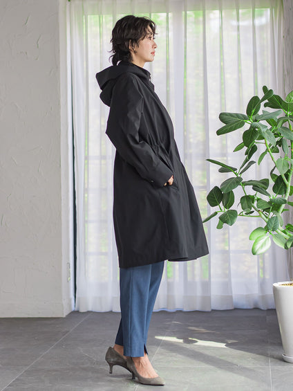 【大きいサイズ】パーテーションダウンロングコート