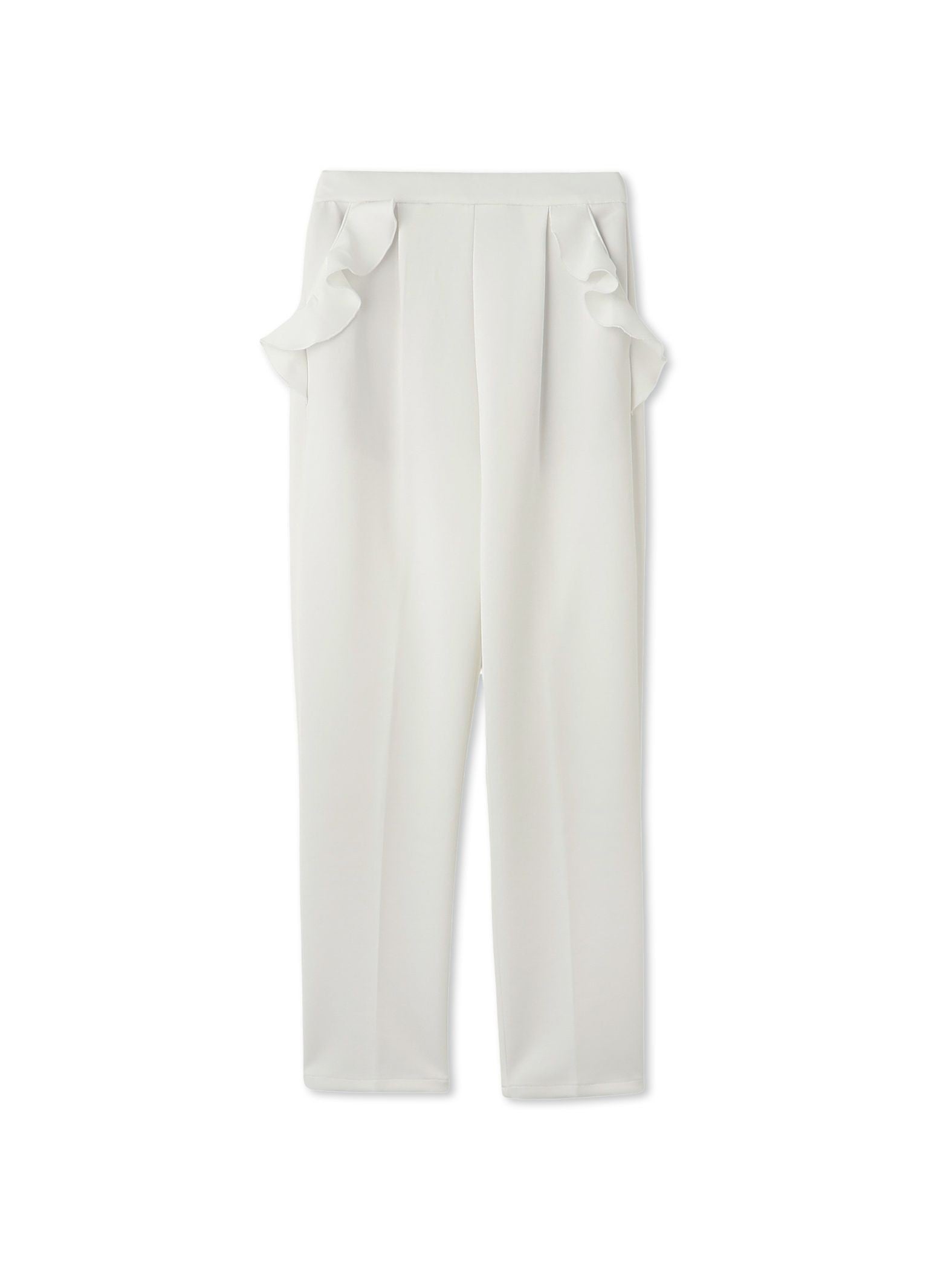 フリルポケットテーパードパンツ≪手洗い可能≫