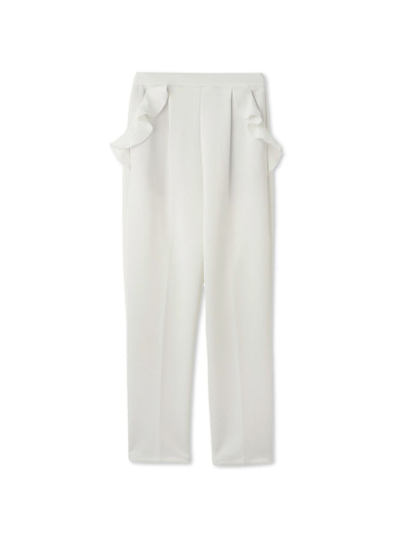 フリルポケットテーパードパンツ≪手洗い可能≫