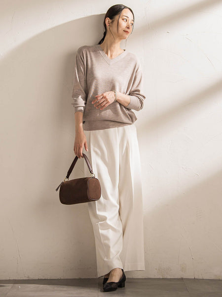 Brisbane Vネックニットプルオーバー≪11号あり≫