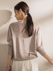 Brisbane Vネックニットプルオーバー≪11号あり≫