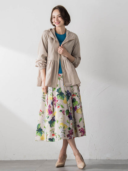 ペプラムマウンテンパーカー≪洗濯機で洗える≫ | Viaggio Blu  