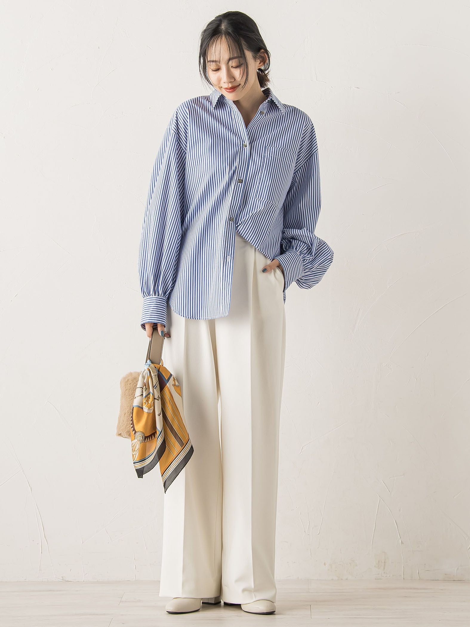 両面起毛ストレッチパンツ≪洗濯機で洗える≫